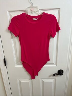 Mangopop Pink Short Sleeve Bodysuit